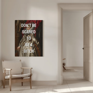 Empowering Queen Portrait | Canvas - Room Interior 1