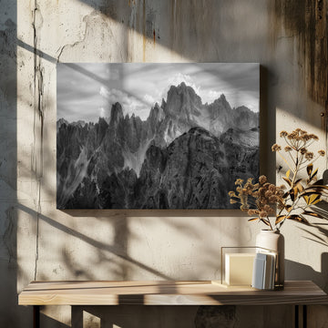 Dramatic Mountain Peaks | Canvas - Room Interior 2