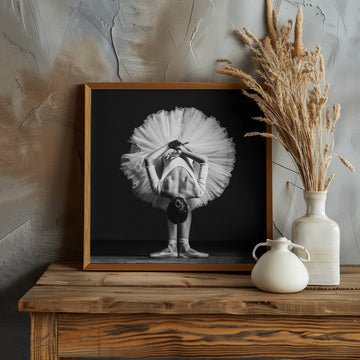 Elegant Ballerina Pose | Poster - Room Interior 1