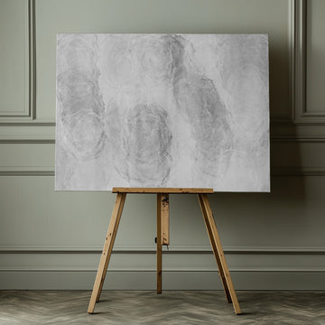 Monochrome Marble Texture | Canvas - Canvas Interior