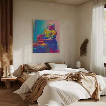 Psychedelic Pouring | Canvas - Room Interior 2
