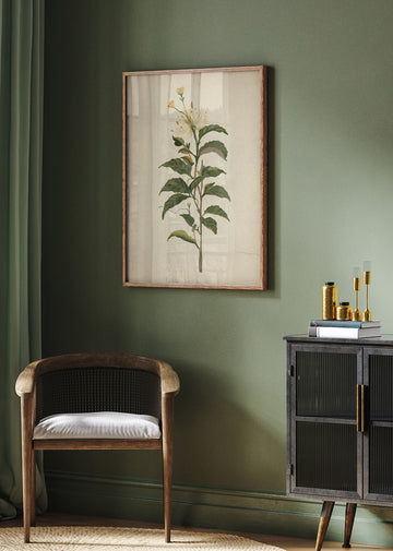 Elegant Botanical Bloom | Poster - Room Interior 2