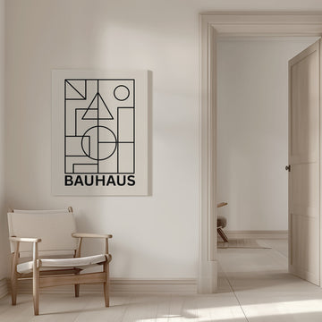 Bauhaus Geometric Composition | Canvas - Room Interior 1