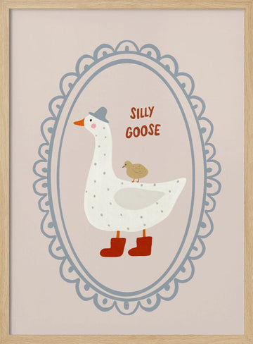 Sillygoose | Poster - Wood Frame Interior