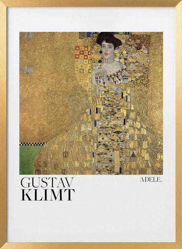 Portrait of Adele Bloch Bauer I (1907) Poster | Poster - Gold Frame Interior