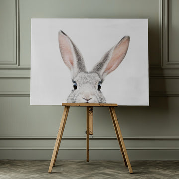 Peeking Bunny | Canvas - Room Interior 1