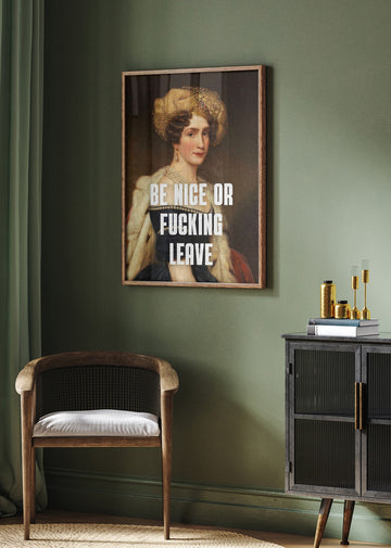 Sassy Classical Woman | Poster - Room Interior 2