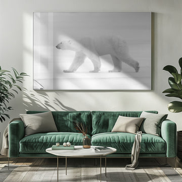 Walking Polar Bear | Poster - Room Interior 1