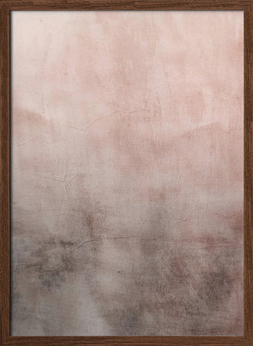 Subtle Rustic Gradient | Poster - Walnut Frame Interior