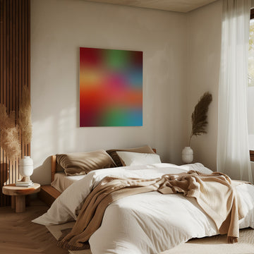 Vibrant Color Gradient | Canvas - Room Interior 2