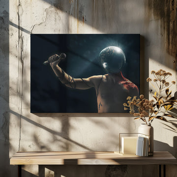 Disco Ball Performer | Canvas - Room Interior 2