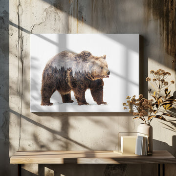 Forest Bear Spirit | Canvas - Room Interior 2