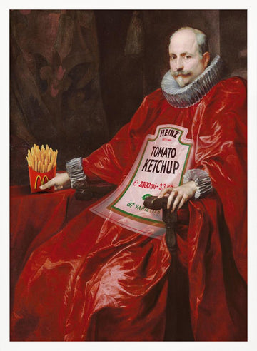 Sir Tomato | Poster - White Frame Interior