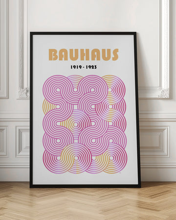 Bauhaus Geometric Lines | Poster - Room Interior 1