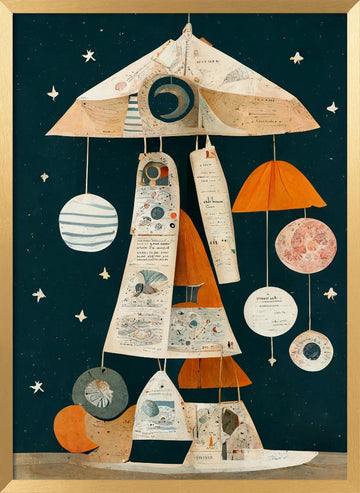 Cosmic Jamboree | Poster - Gold Frame Interior