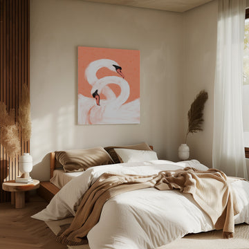 Graceful Swans | Canvas - Room Interior 2