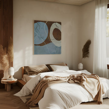 Ethereal Circles | Canvas - Room Interior 2