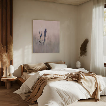 Ethereal Deer Antlers | Canvas - Room Interior 2