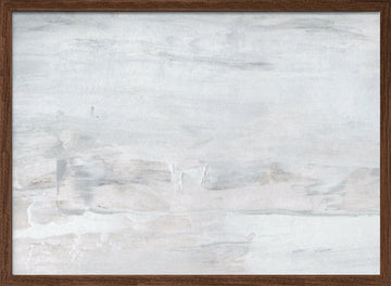 Serene Mist | Poster - Walnut Frame Interior