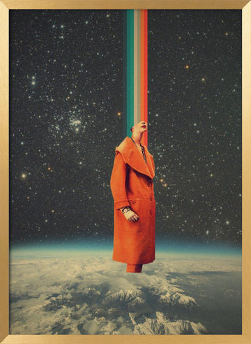 Spacecolor | Poster - Gold Frame Interior