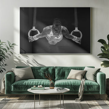 Focused Gymnast Power | Poster - Room Interior 1