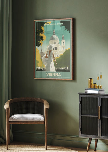Summer Days in Vienna | Poster - Room Interior 2