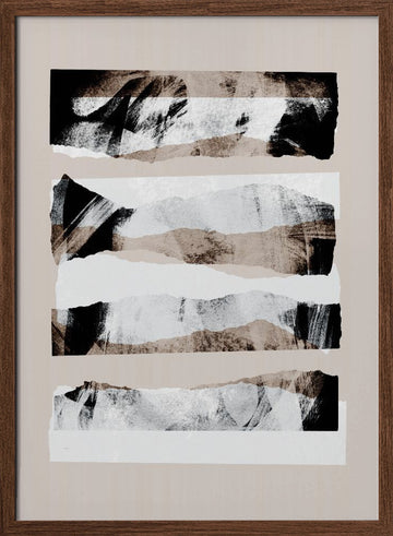 Pieces 20 | Poster - Walnut Frame Interior