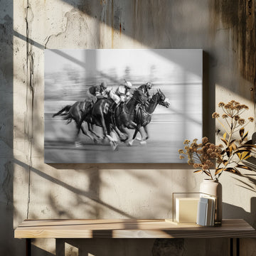 Galloping Racehorses | Canvas - Room Interior 2