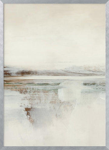Sun Set No2 | Poster - Silver Frame Interior