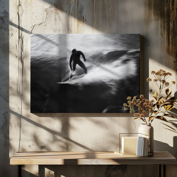 Surfer's Dynamic Ride | Canvas - Room Interior 2