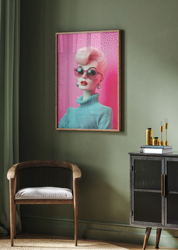 Retro Glamour Shine | Poster - Room Interior 2