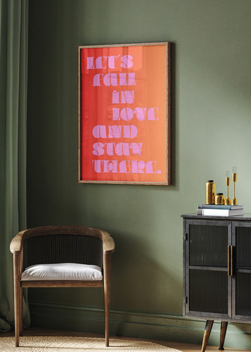 Let's Fall In Love | Poster - Room Interior 2