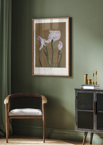 Iris Kæmpferi no2 | Poster - Room Interior 2
