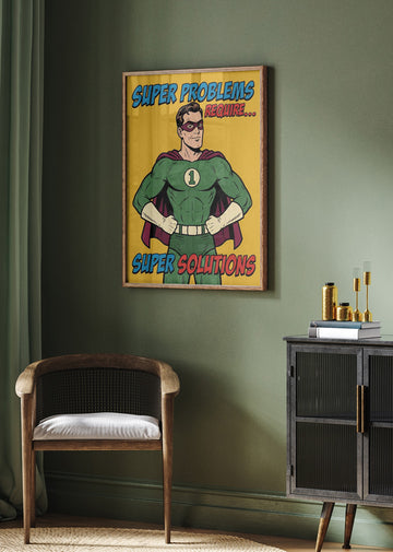 Super Solutions Hero | Poster - Room Interior 2