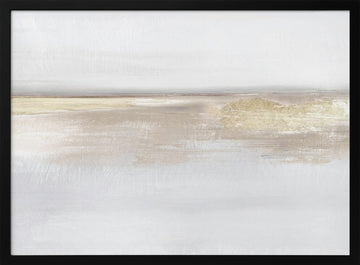 Gold Light | Poster - Black Frame Interior