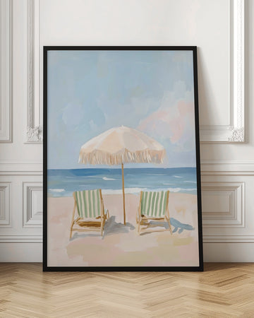 Serene Beach Day | Poster - Room Interior 1