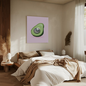 Avocado Disco Ball | Canvas - Room Interior 2