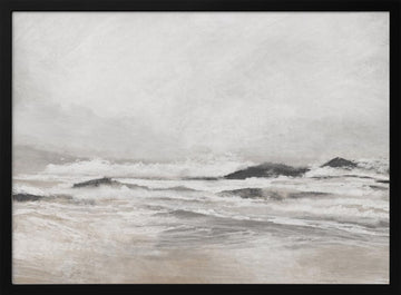 September Coast | Poster - Black Frame Interior