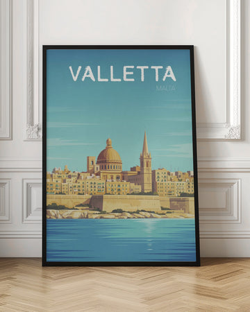 Valletta Grand Harbor View | Poster - Room Interior 1