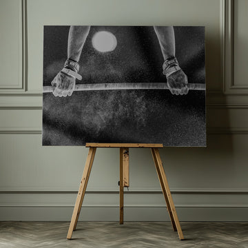 Chalked Hands on Bar | Canvas - Room Interior 1