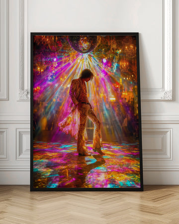 Vibrant Disco Groove | Poster - Room Interior 1
