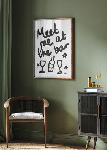 Meet me at the bar! | Poster - Room Interior 2