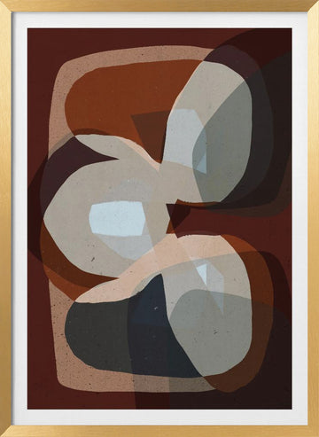 Layers of Earth | Poster - Gold Frame Interior