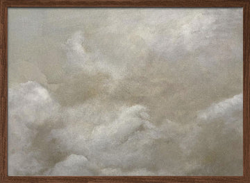 Cloud | Poster - Walnut Frame Interior