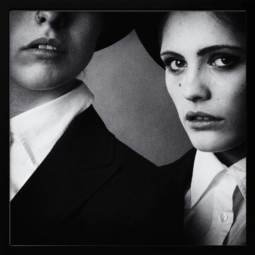 Intense Female Duo | Poster - Black Metal Frame Interior