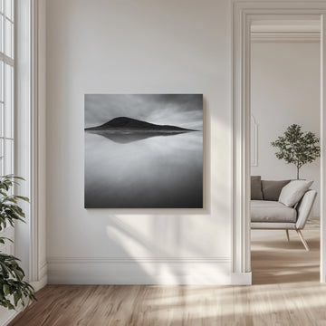 Moody Mountain Reflection | Canvas - Room Interior 1