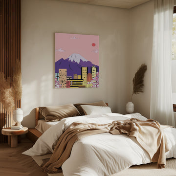 Mount Fuji City Sakura | Canvas - Room Interior 2