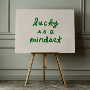 Lucky Is A Mindset | Canvas - Room Interior 1