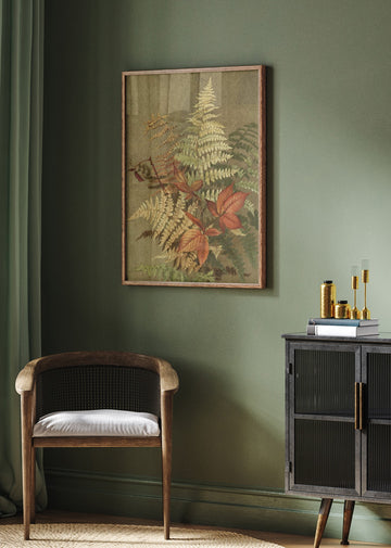 Autumn Ferns | Poster - Room Interior 2