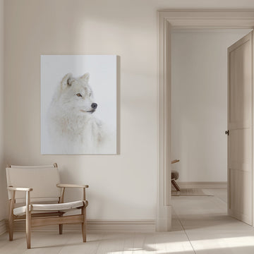 Majestic Arctic Wolf | Canvas - Room Interior 1